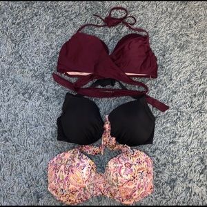 34 DD Victoria’s Secret bathing suit tops.